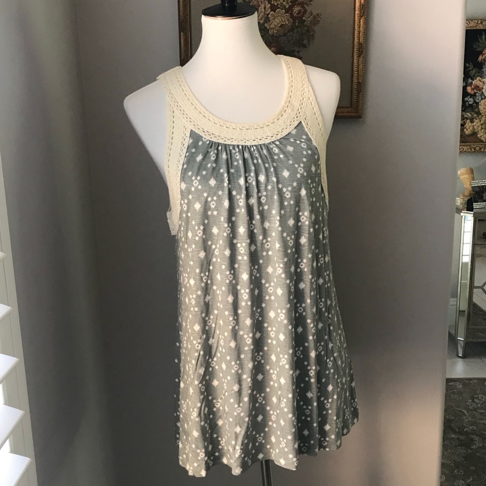 Max Jeans Green comfy tank top